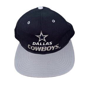 VTG Dallas Cowboys Snapback Hat Embroidered Star Logo 90s NFL